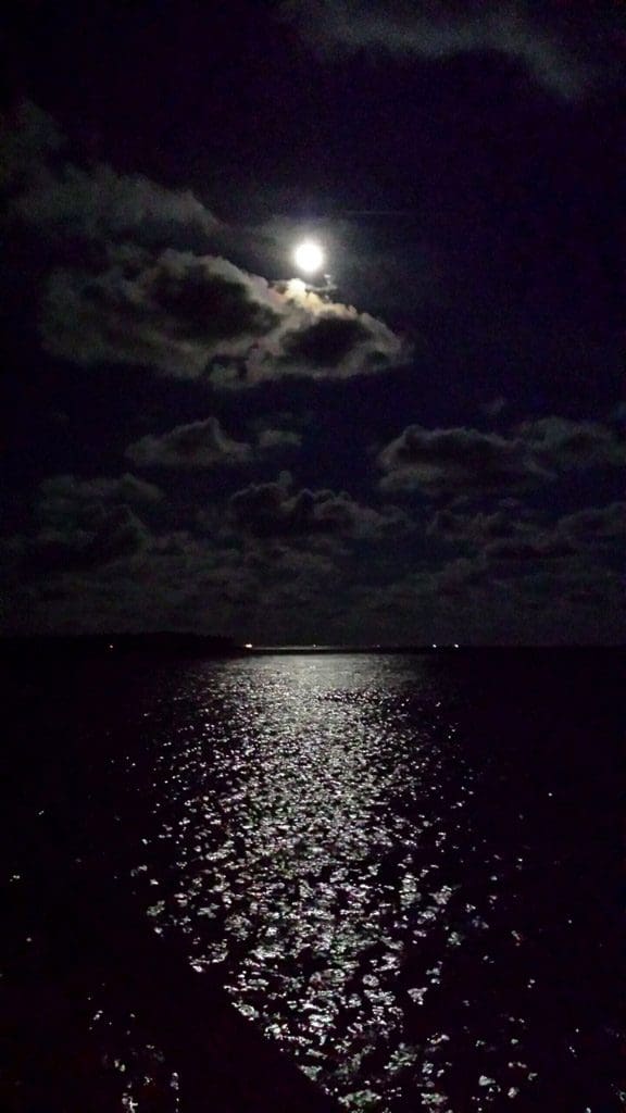 Full moon shines over Mungeon Creek.